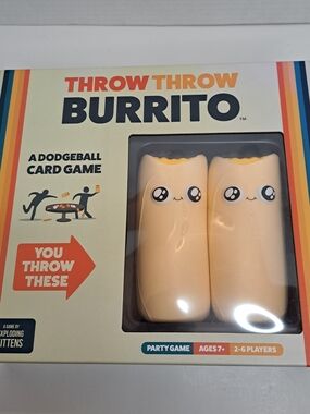 Throw Throw Burrito Dodgeball Card Game Complete Box Set by Exploding Kittens